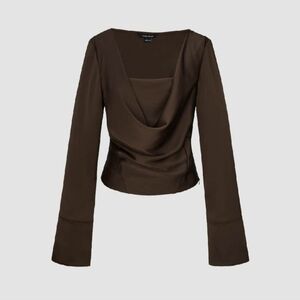 Elegant Brown Women's Top
